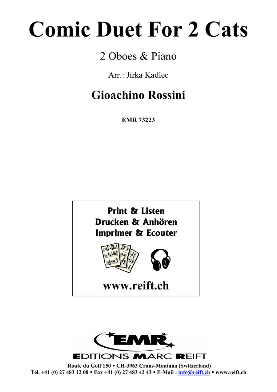 Comic Duet For 2 Cats Comic Duet For 2 Cats Piano Accompaniment scores gallery preview page 2
