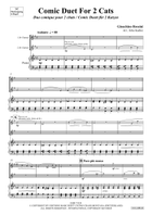 Comic Duet For 2 Cats Clarinet Duet scores gallery preview page 3