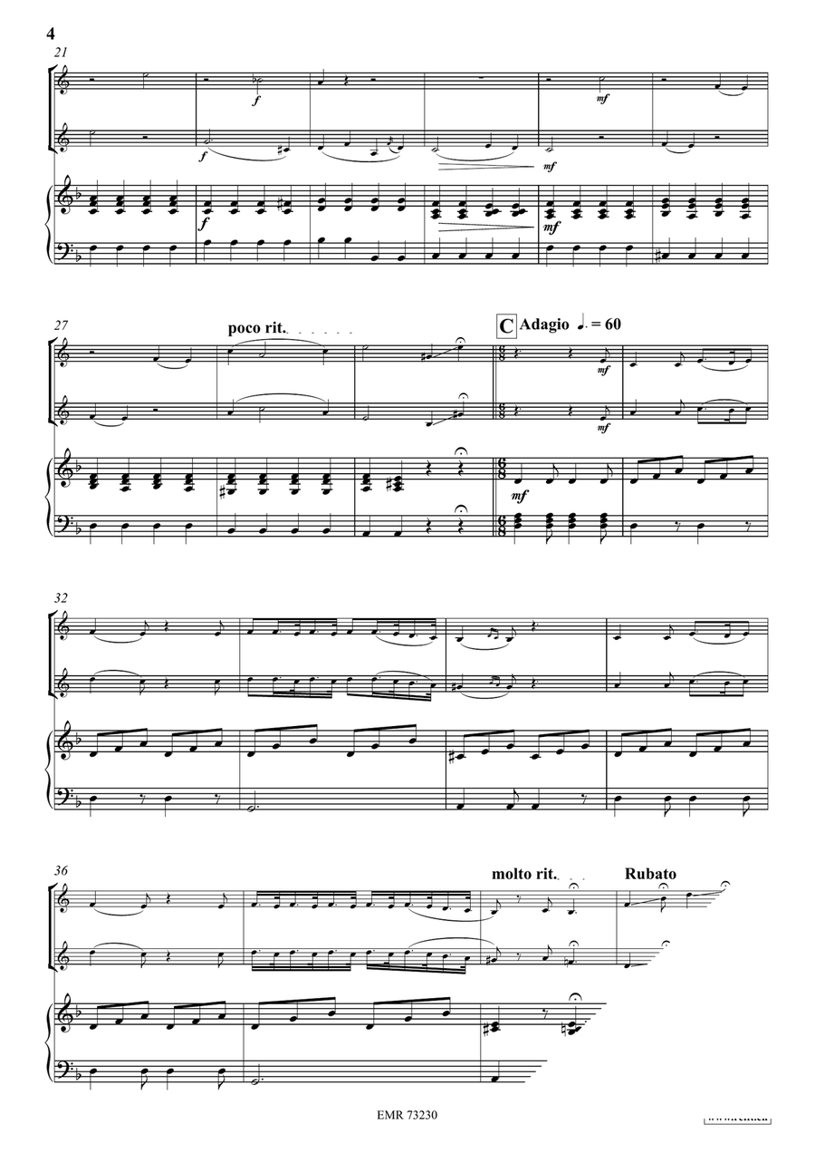 Comic Duet For 2 Cats Comic Duet For 2 Cats Horn scores gallery preview page 4