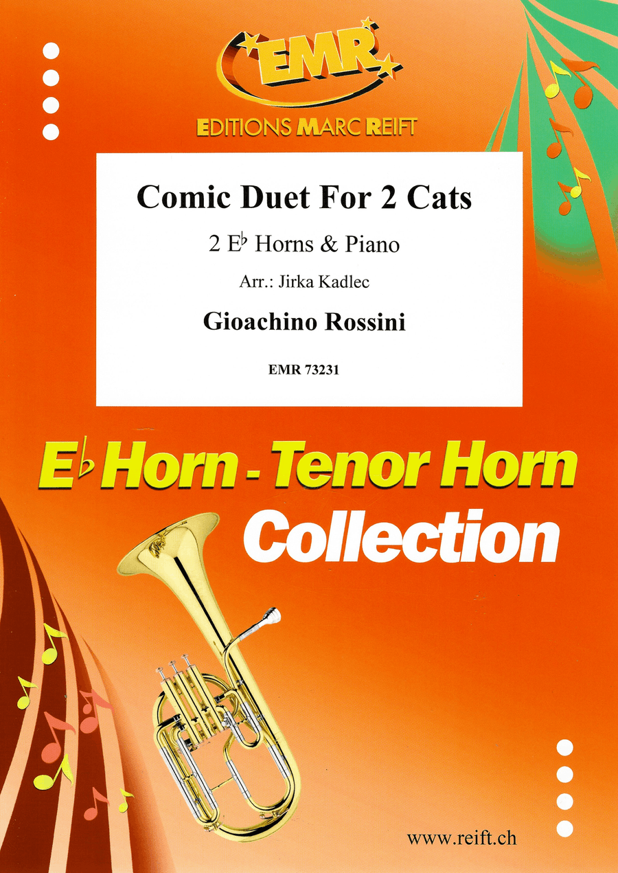 Comic Duet For 2 Cats Comic Duet For 2 Cats Horn scores gallery preview page 1