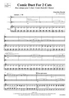 Comic Duet For 2 Cats Viola scores gallery preview page 3