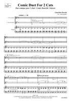 Comic Duet For 2 Cats Tenor Saxophone scores gallery preview page 3
