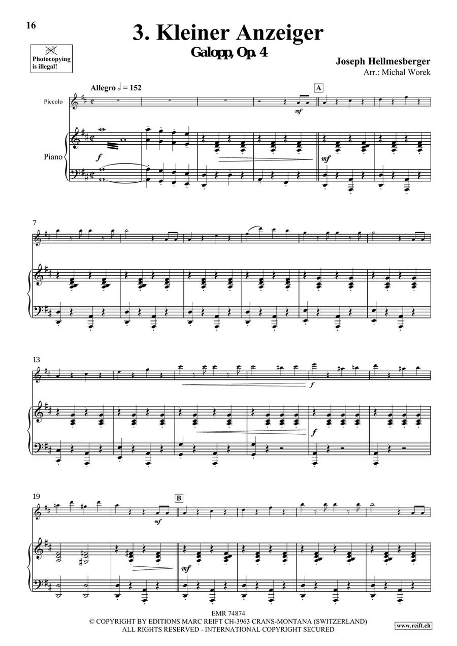 The Charm Of Vienna Volume 4 Piccolo scores gallery preview page 8