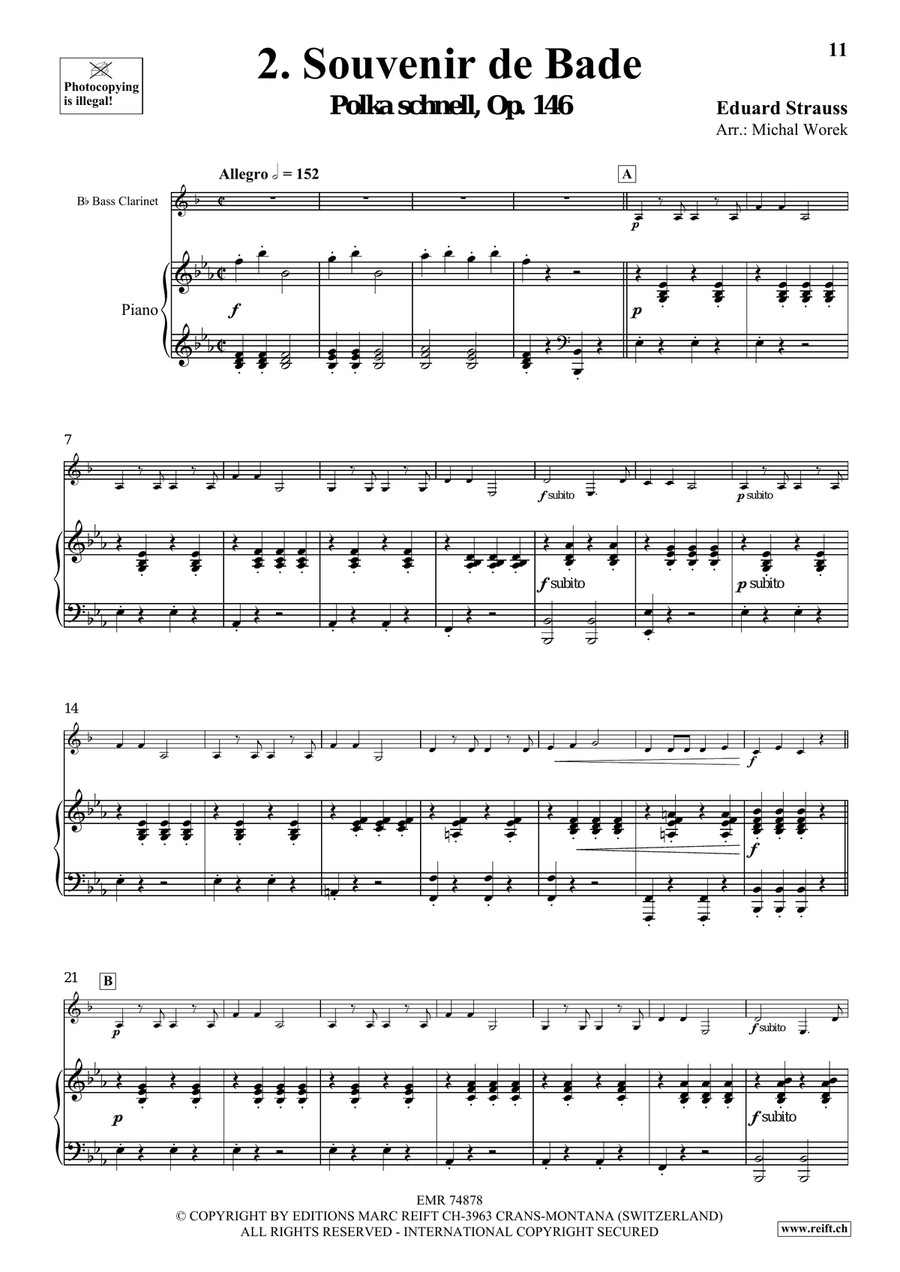 The Charm Of Vienna Volume 4 Bass Clarinet scores gallery preview page 6