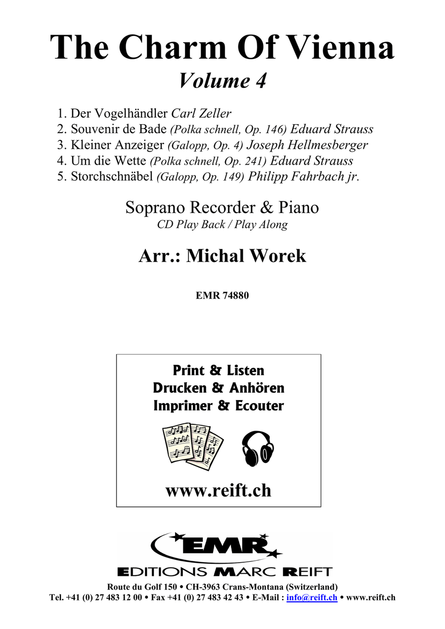 The Charm Of Vienna Volume 4 Soprano Recorder scores gallery preview page 2