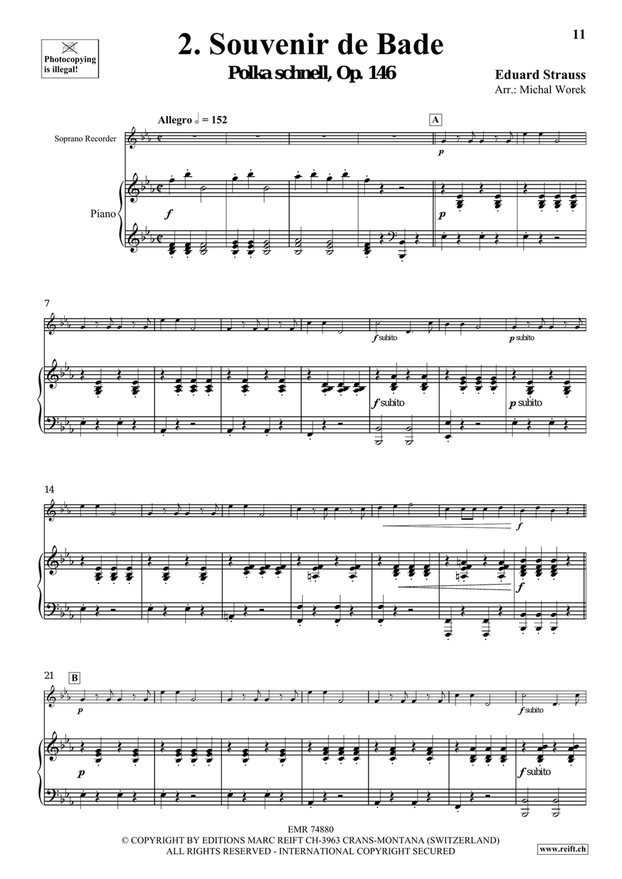 The Charm Of Vienna Volume 4 Soprano Recorder scores gallery preview page 6