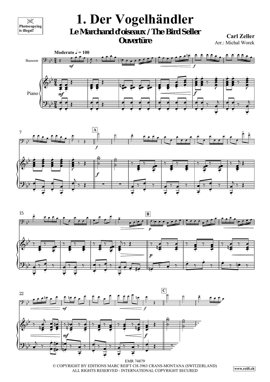 The Charm Of Vienna Volume 4 Bassoon Solo scores gallery preview page 4