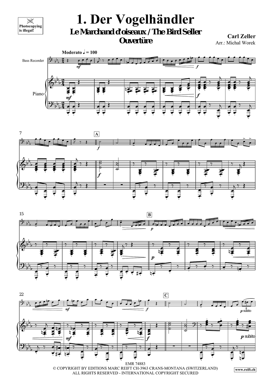 The Charm Of Vienna Volume 4 Bass Recorder scores gallery preview page 4