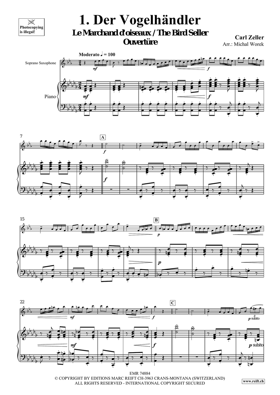 The Charm Of Vienna Volume 4 Soprano Saxophone scores gallery preview page 4