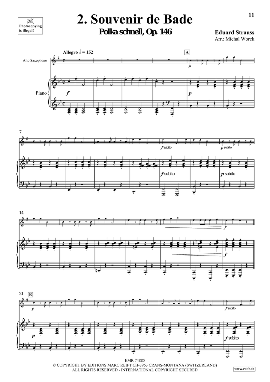 The Charm Of Vienna Volume 4 Alto Saxophone scores gallery preview page 6
