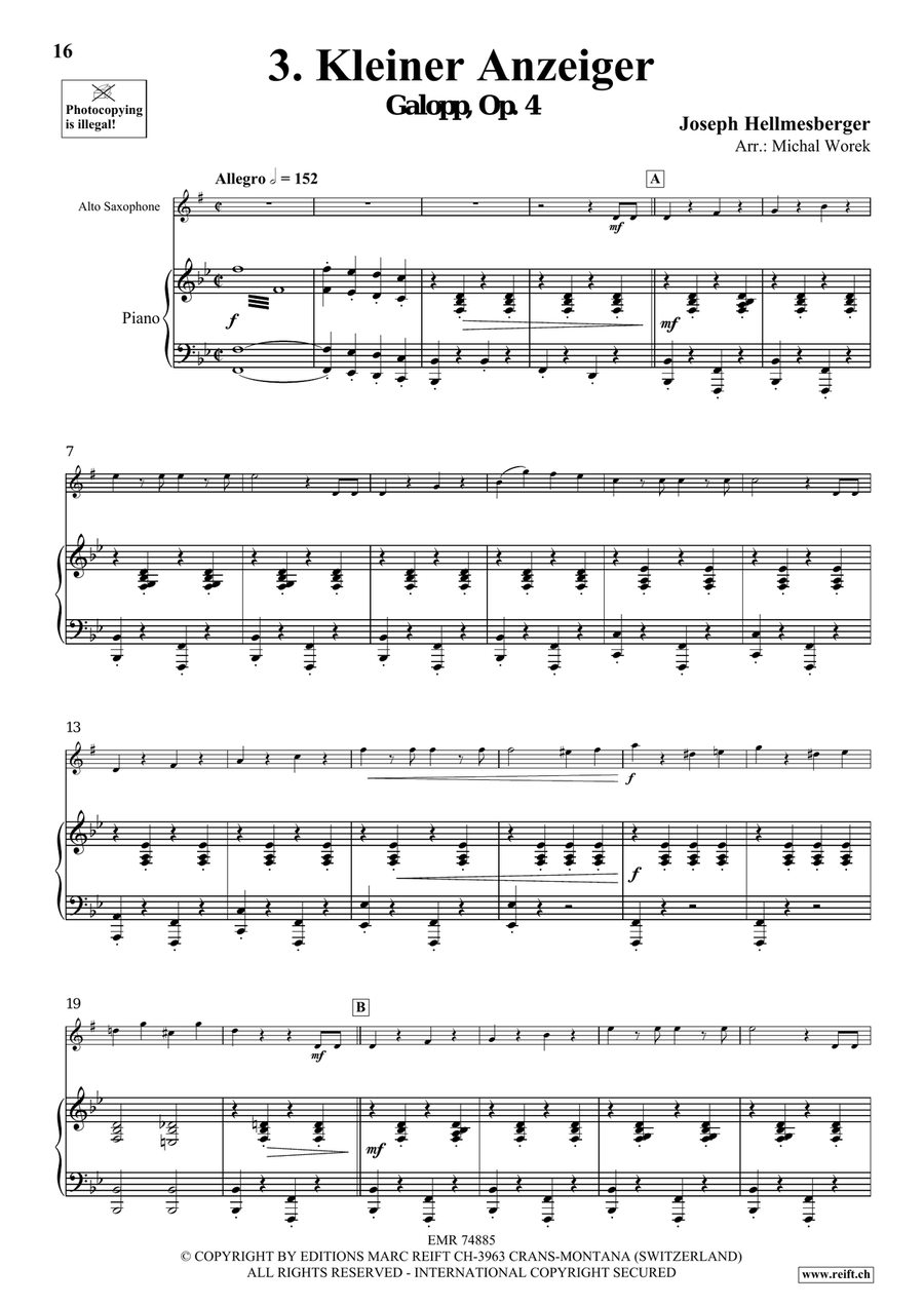 The Charm Of Vienna Volume 4 Alto Saxophone scores gallery preview page 8