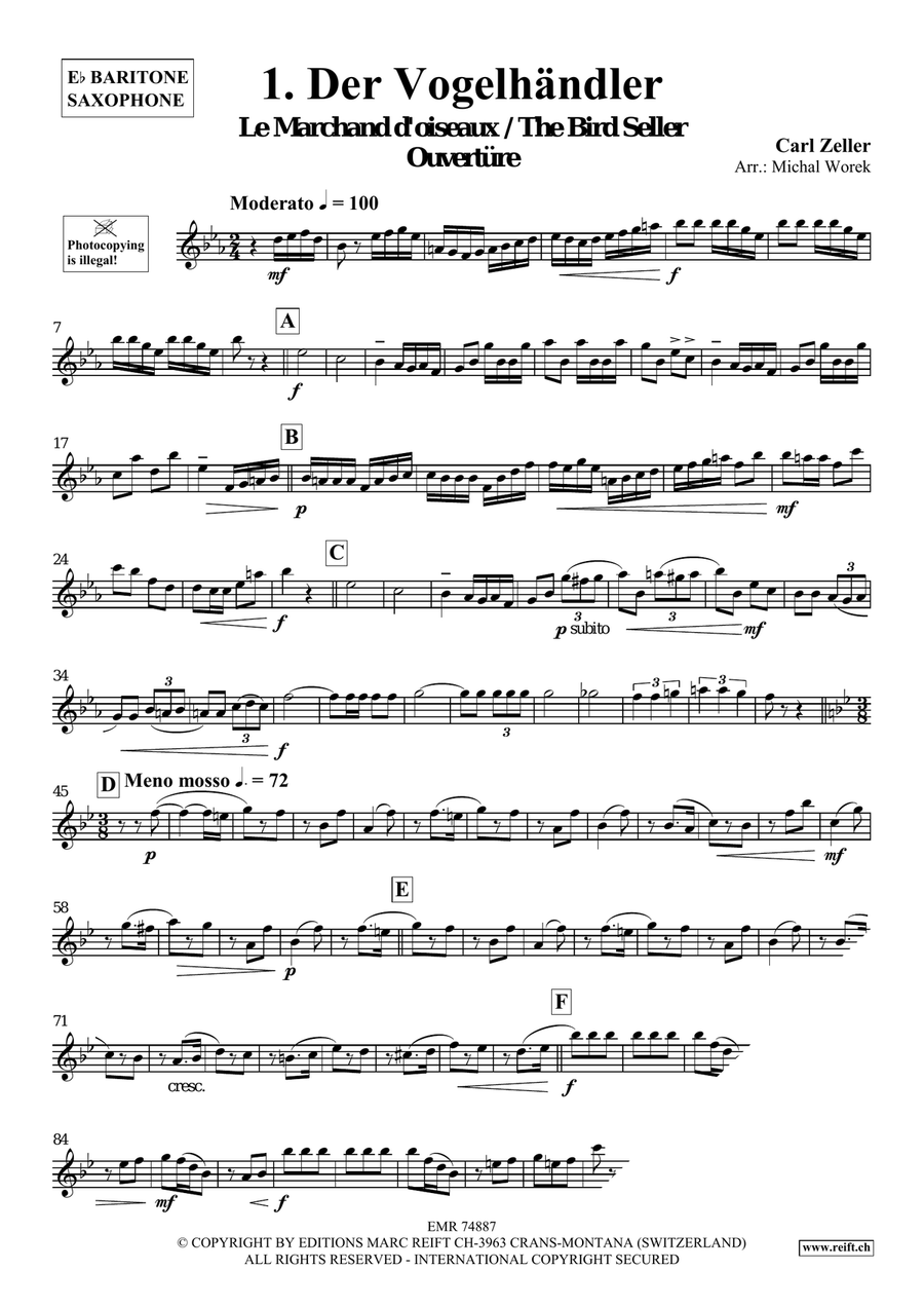 The Charm Of Vienna Volume 4 Baritone Saxophone scores gallery preview page 3