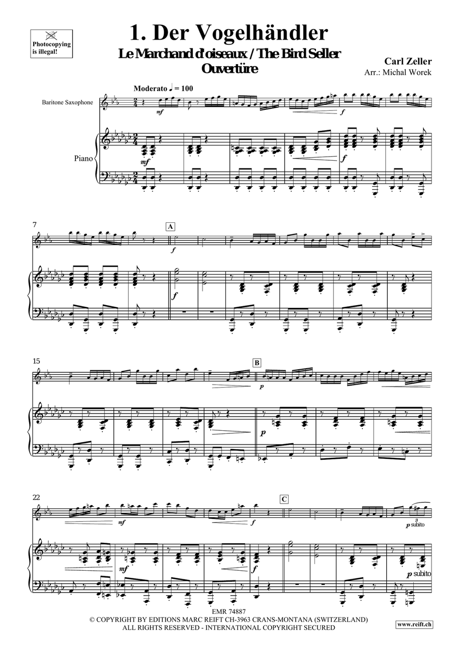The Charm Of Vienna Volume 4 Baritone Saxophone scores gallery preview page 4
