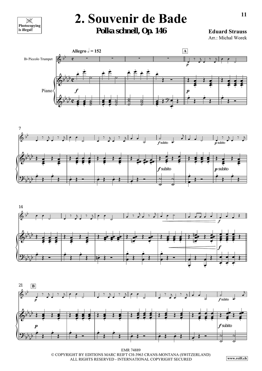 The Charm Of Vienna Volume 4 Piccolo Trumpet scores gallery preview page 6