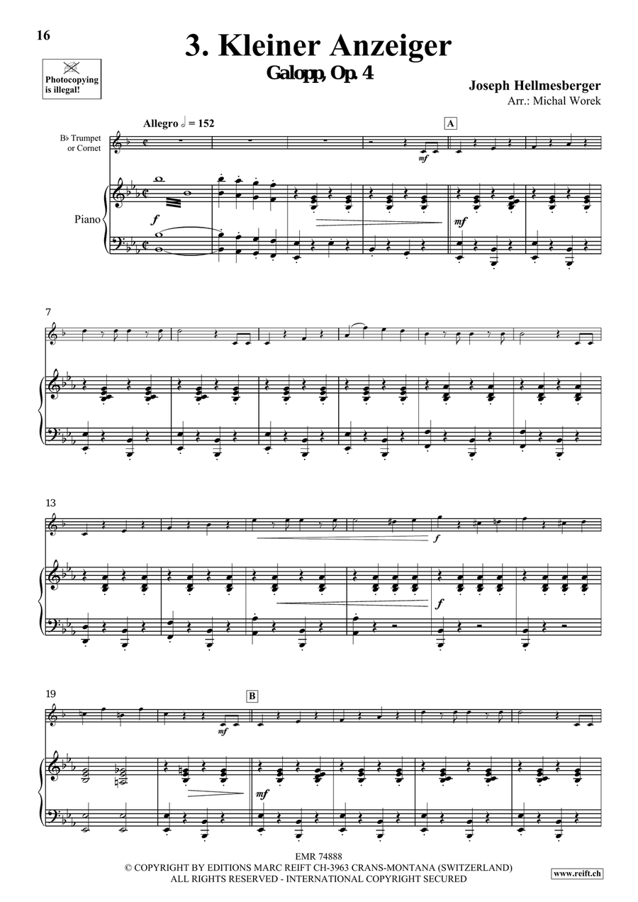 The Charm Of Vienna Volume 4 Cornet scores gallery preview page 8