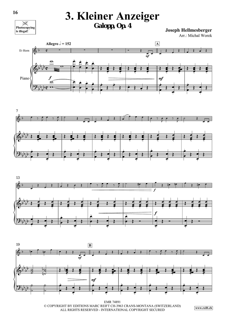 The Charm Of Vienna Volume 4 Horn scores gallery preview page 8