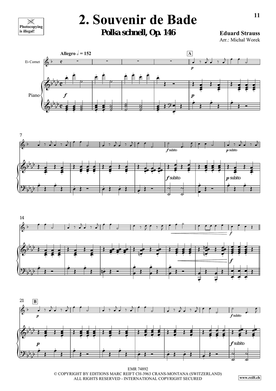 The Charm Of Vienna Volume 4 Cornet scores gallery preview page 6