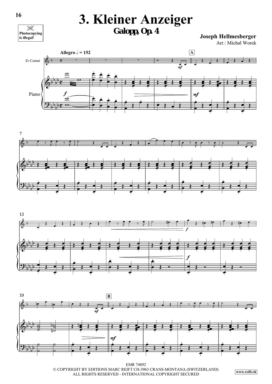 The Charm Of Vienna Volume 4 Cornet scores gallery preview page 8
