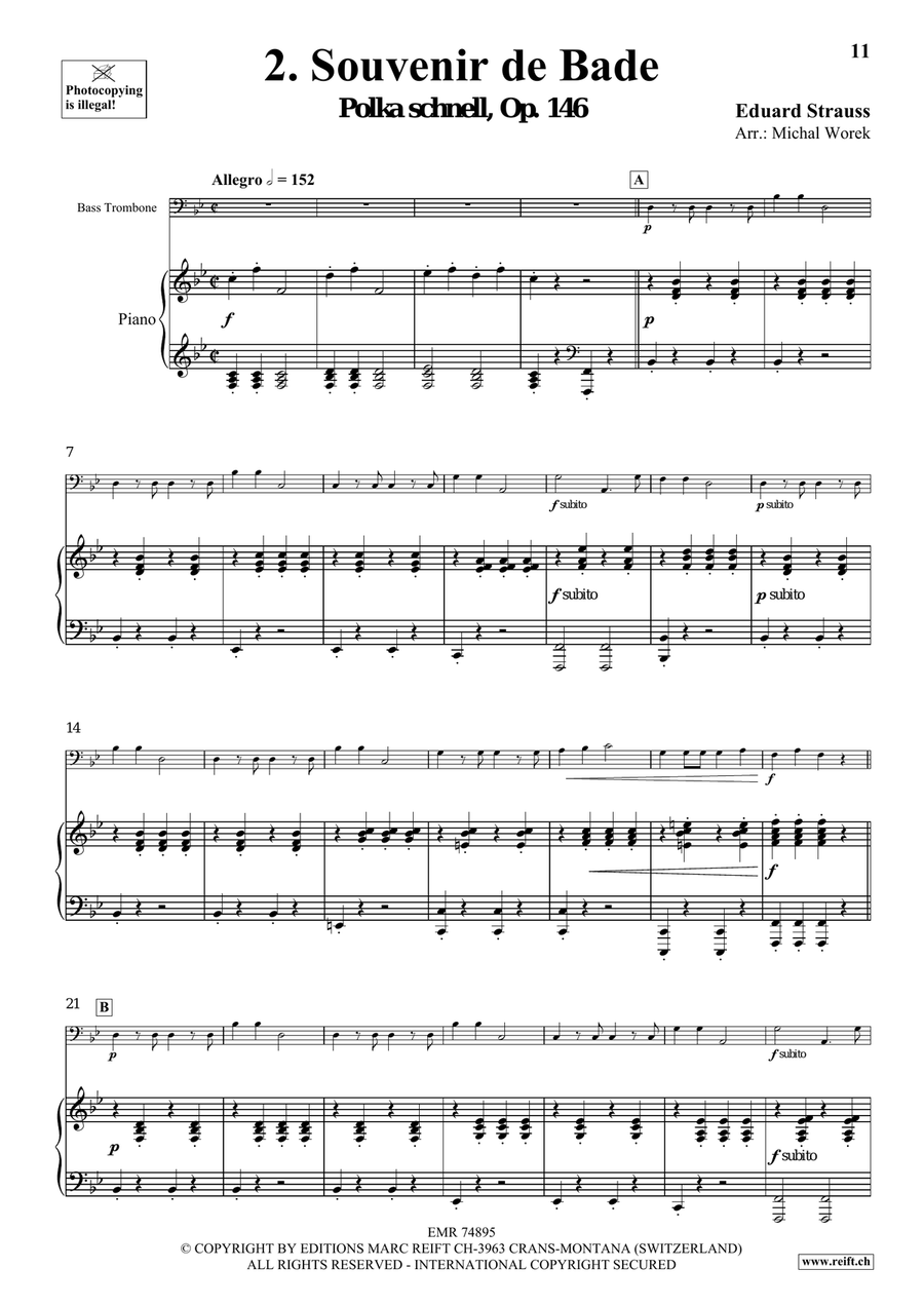 The Charm Of Vienna Volume 4 Trombone scores gallery preview page 6