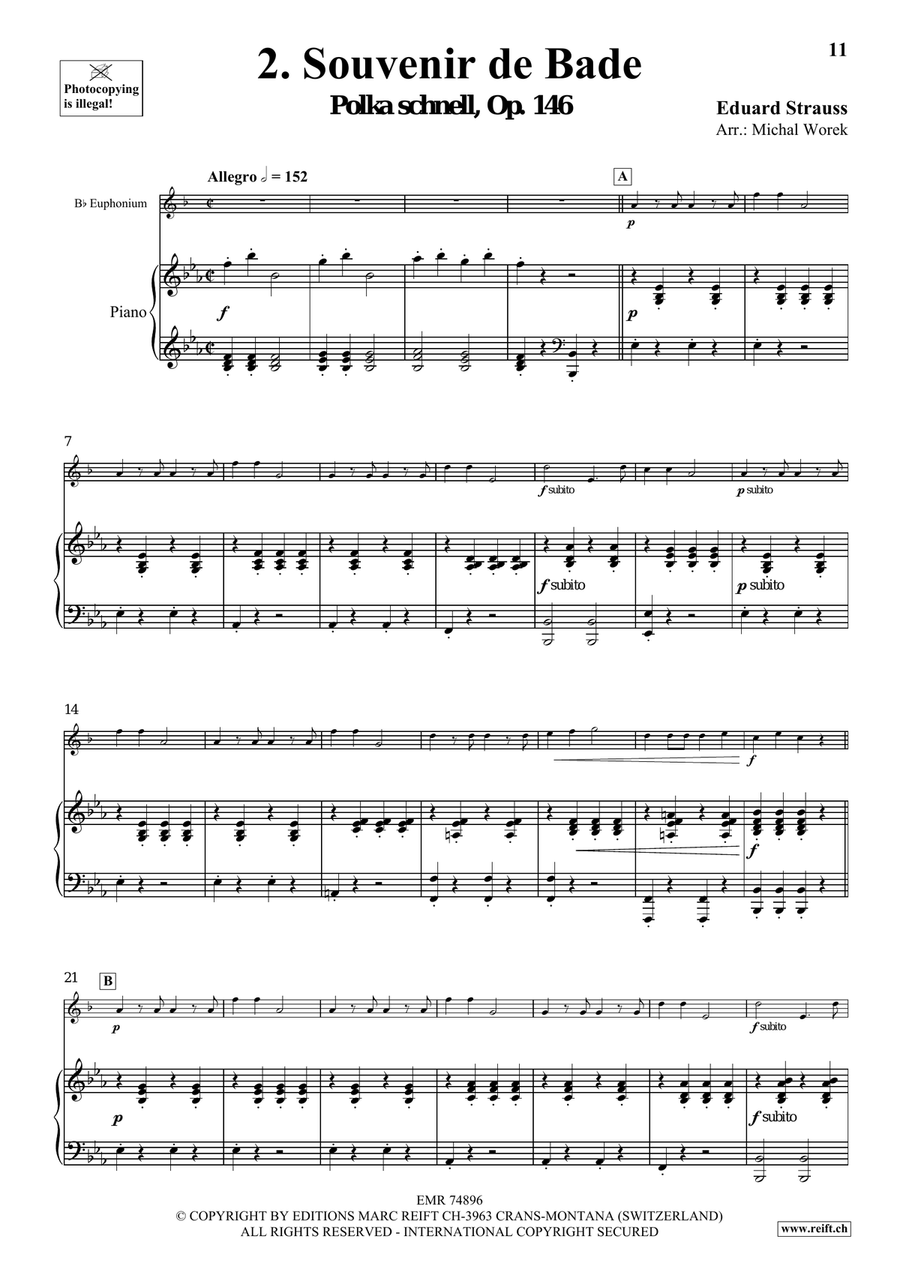 The Charm Of Vienna Volume 4 Euphonium scores gallery preview page 6