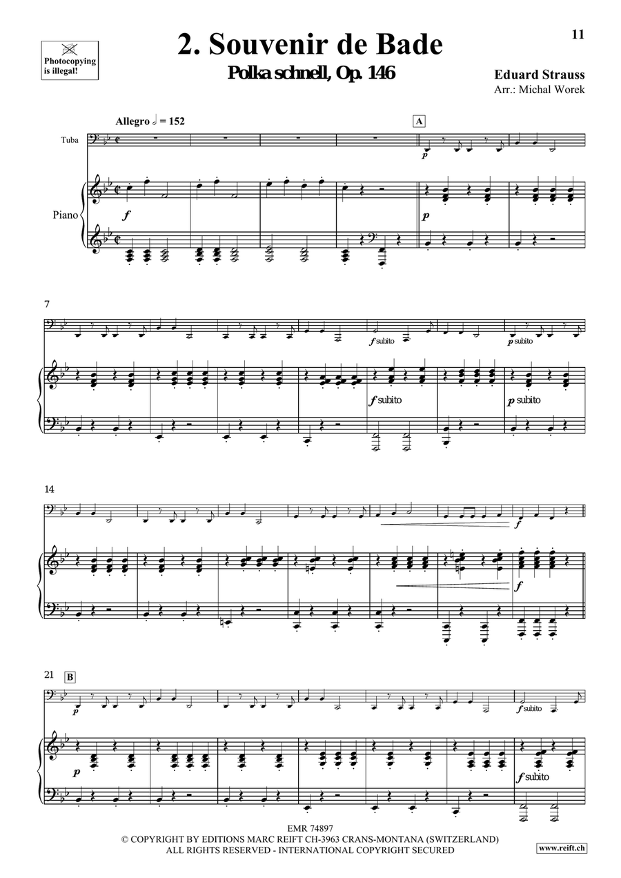 The Charm Of Vienna Volume 4 Tuba scores gallery preview page 6