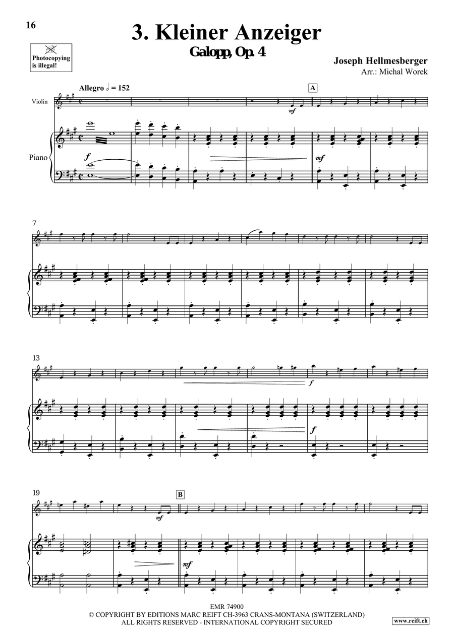 The Charm Of Vienna Volume 4 Violin Solo scores gallery preview page 8