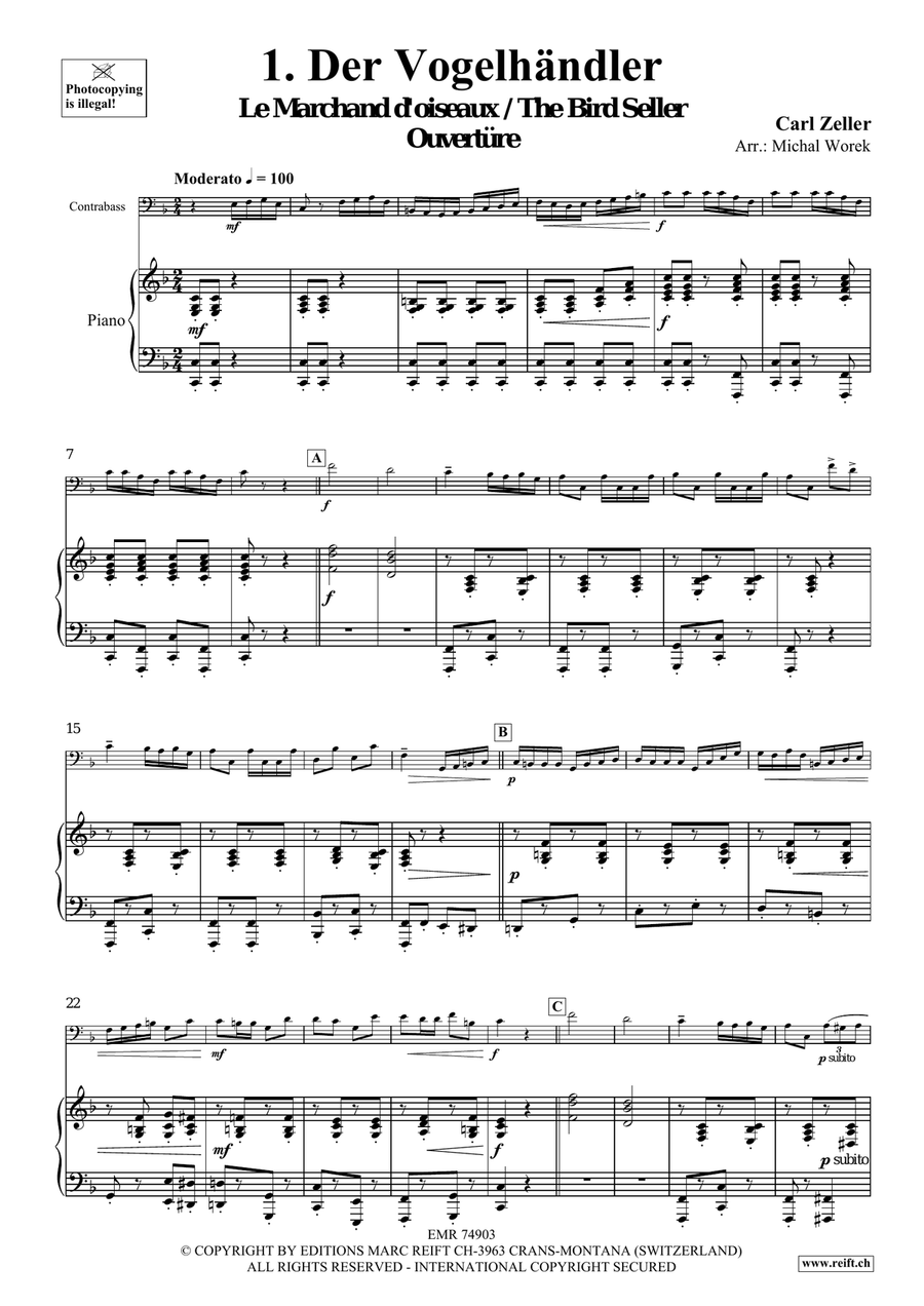 The Charm Of Vienna Volume 4 Double Bass scores gallery preview page 4