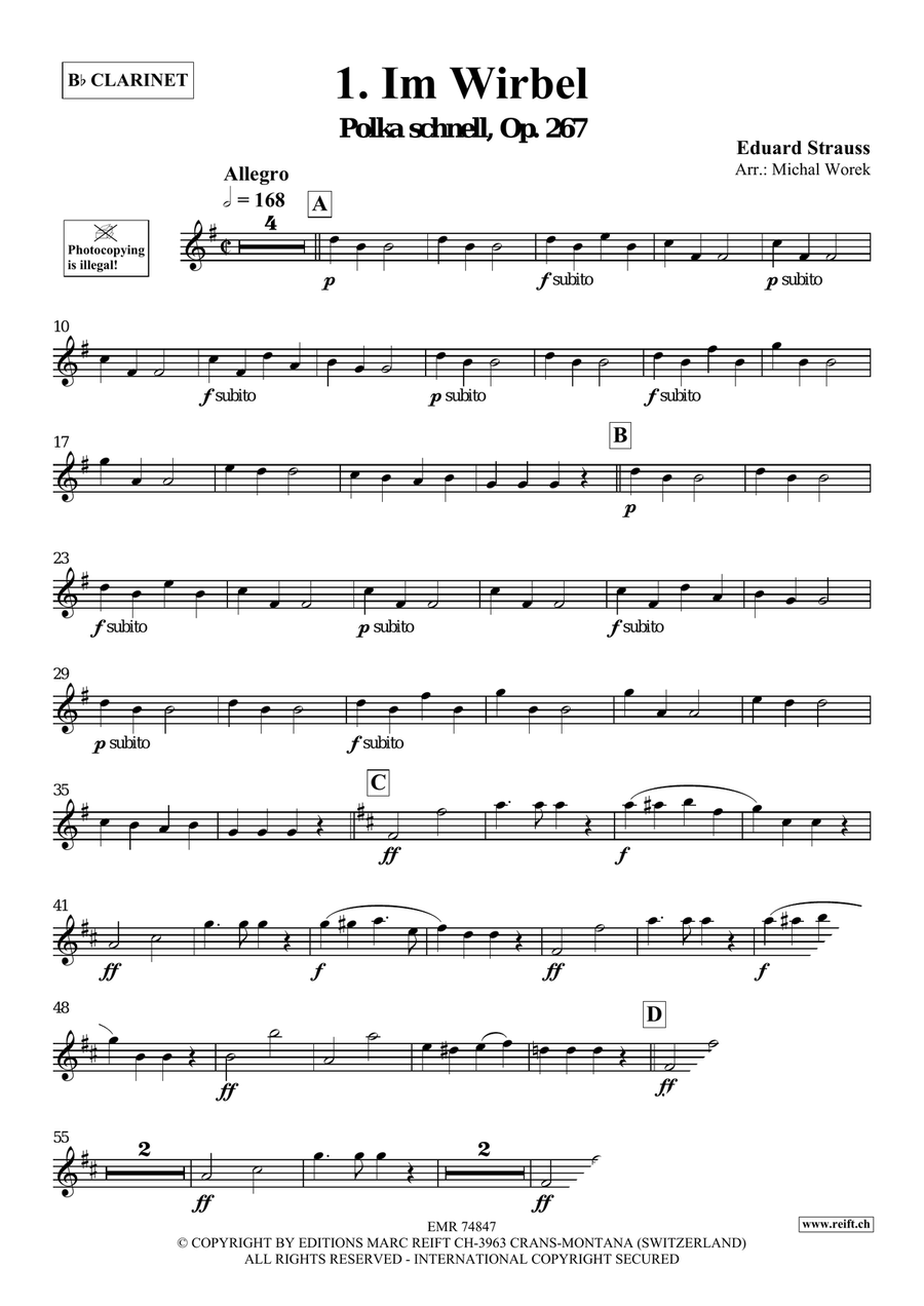 The Charm Of Vienna Volume 3 Clarinet Solo scores gallery preview page 3