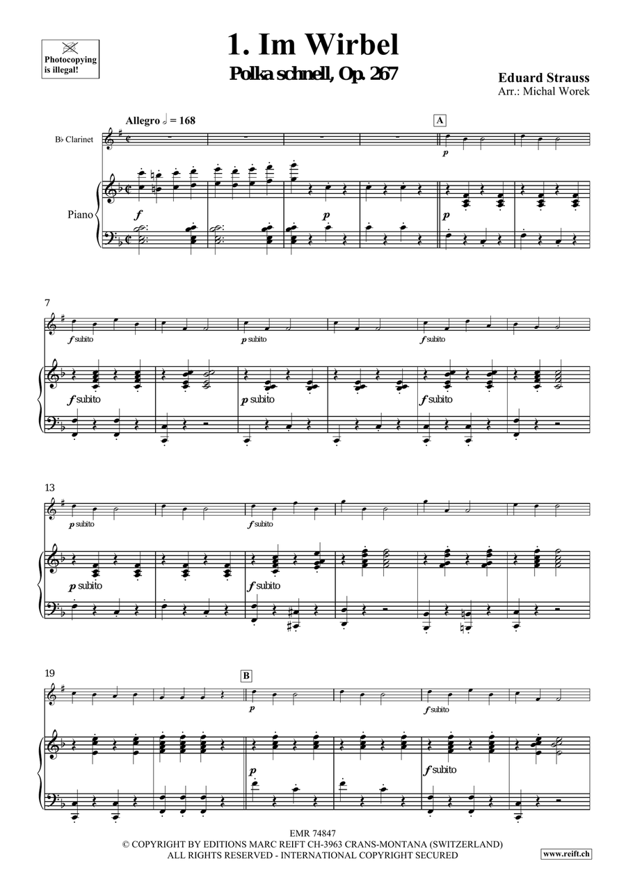 The Charm Of Vienna Volume 3 Clarinet Solo scores gallery preview page 4