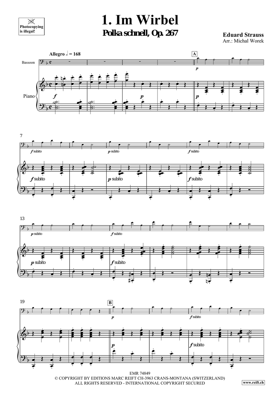 The Charm Of Vienna Volume 3 Bassoon Solo scores gallery preview page 4