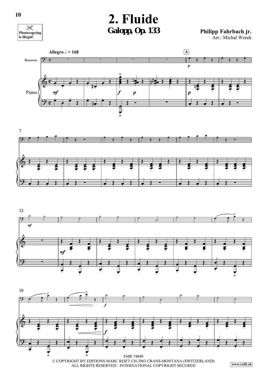 The Charm Of Vienna Volume 3 Bassoon Solo scores gallery preview page 6