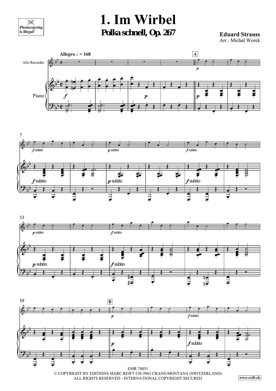 The Charm Of Vienna Volume 3 Alto Recorder scores gallery preview page 4