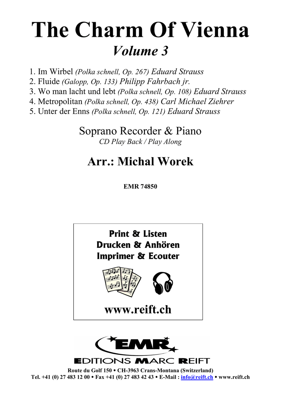The Charm Of Vienna Volume 3 Soprano Recorder scores gallery preview page 2