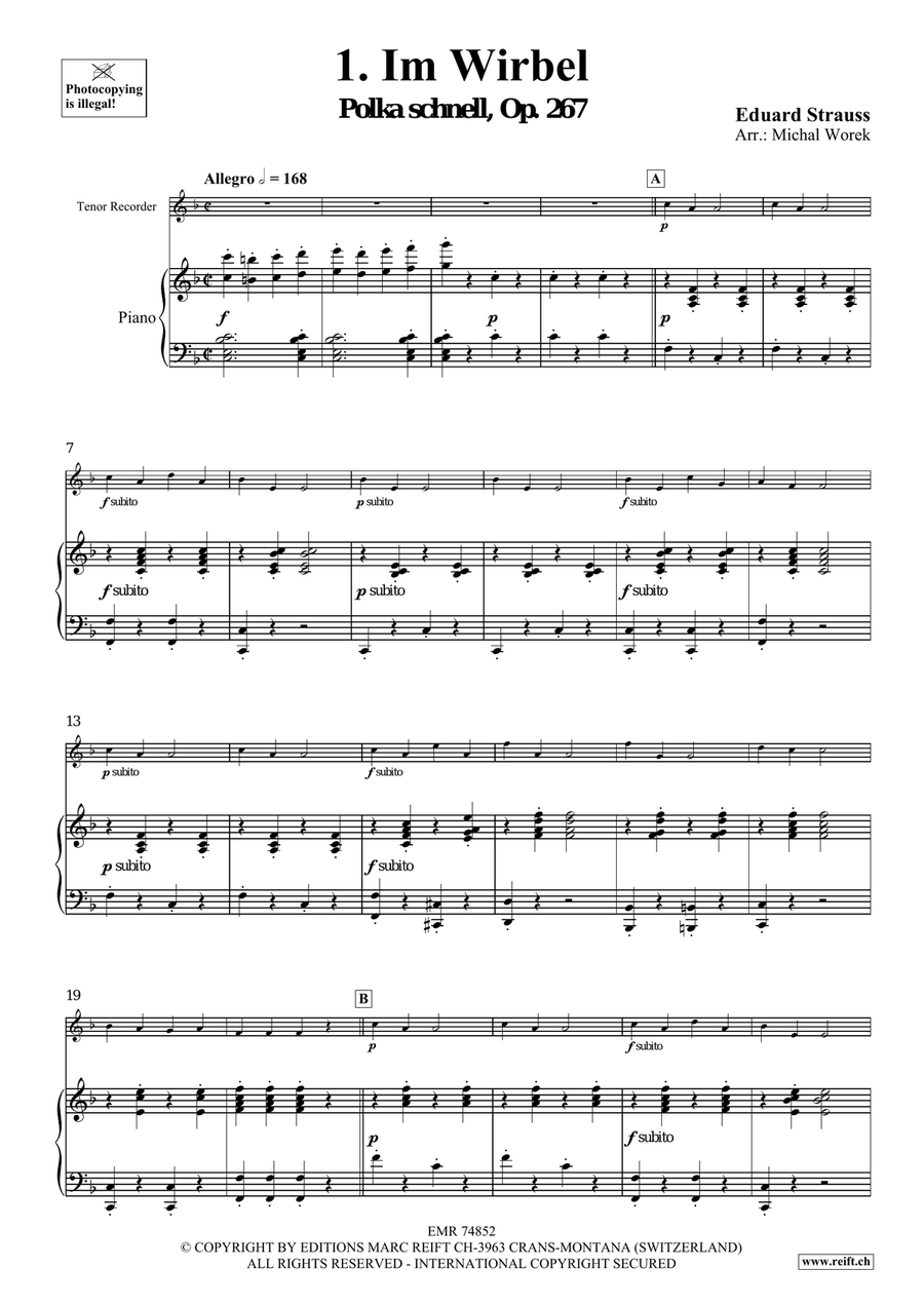 The Charm Of Vienna Volume 3 Tenor Recorder scores gallery preview page 4