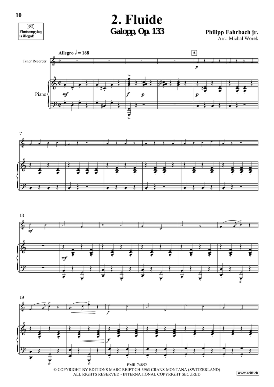 The Charm Of Vienna Volume 3 Tenor Recorder scores gallery preview page 6