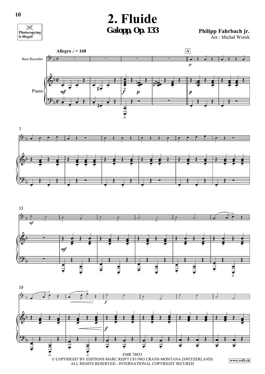 The Charm Of Vienna Volume 3 Bass Recorder scores gallery preview page 6