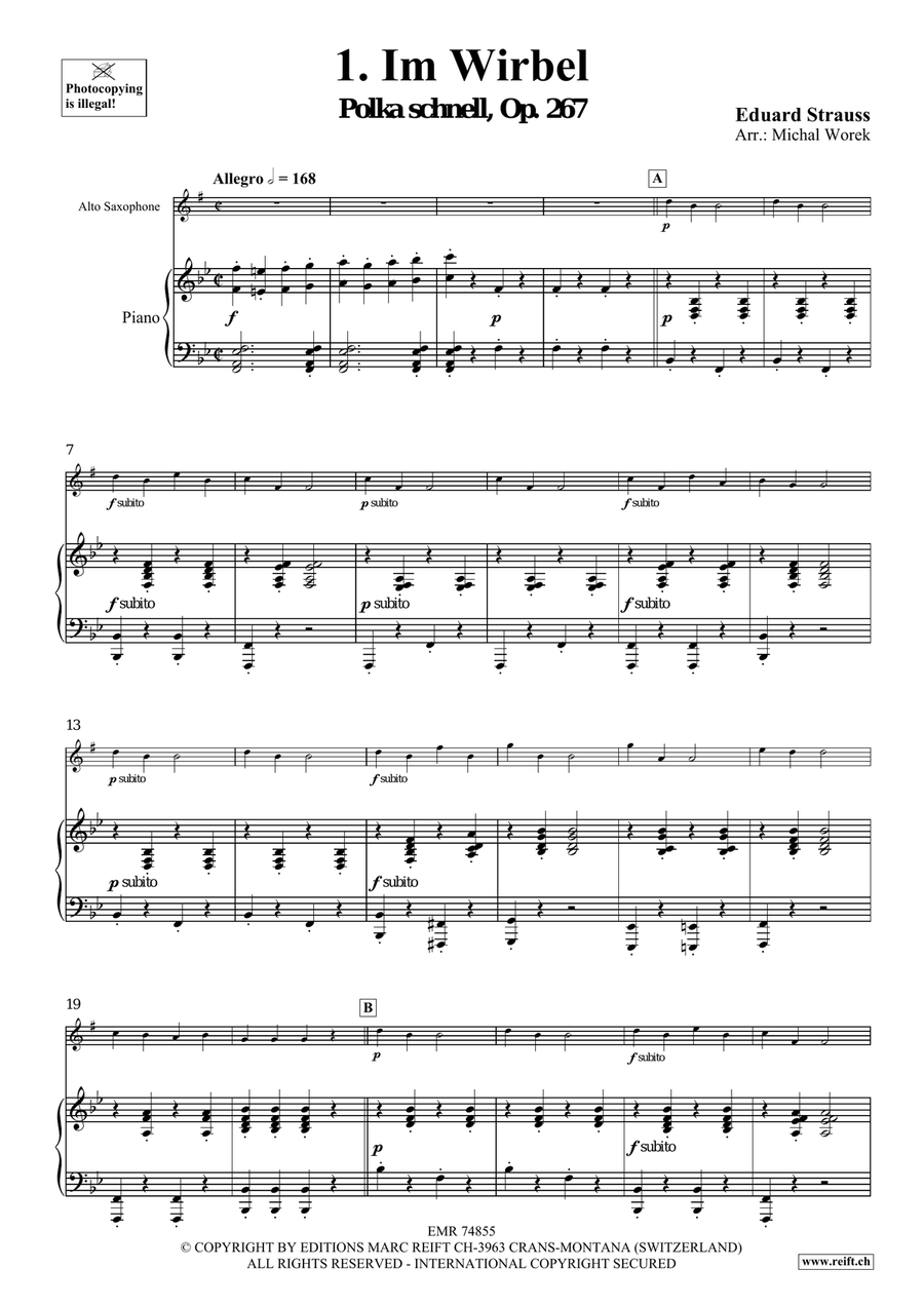 The Charm Of Vienna Volume 3 Alto Saxophone scores gallery preview page 4