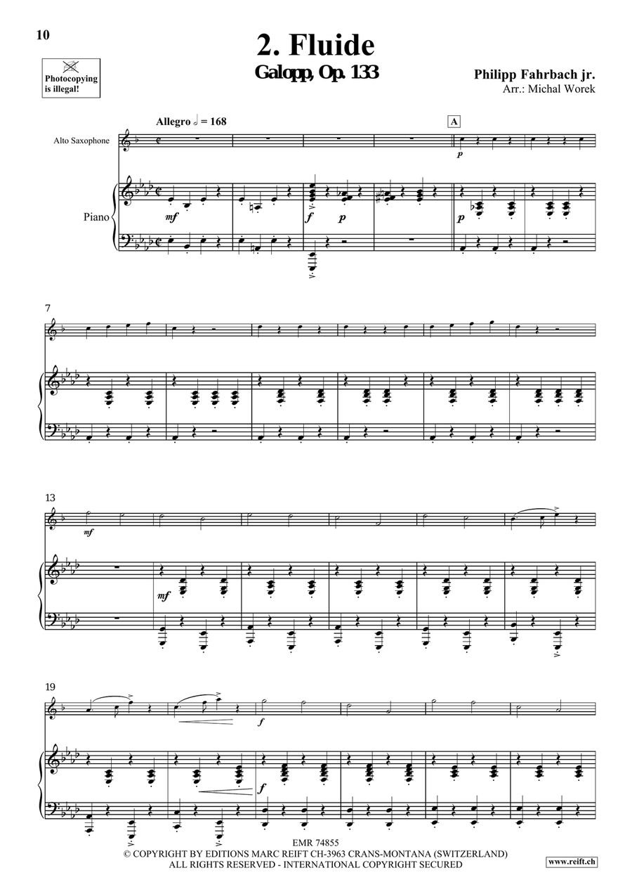 The Charm Of Vienna Volume 3 Alto Saxophone scores gallery preview page 6