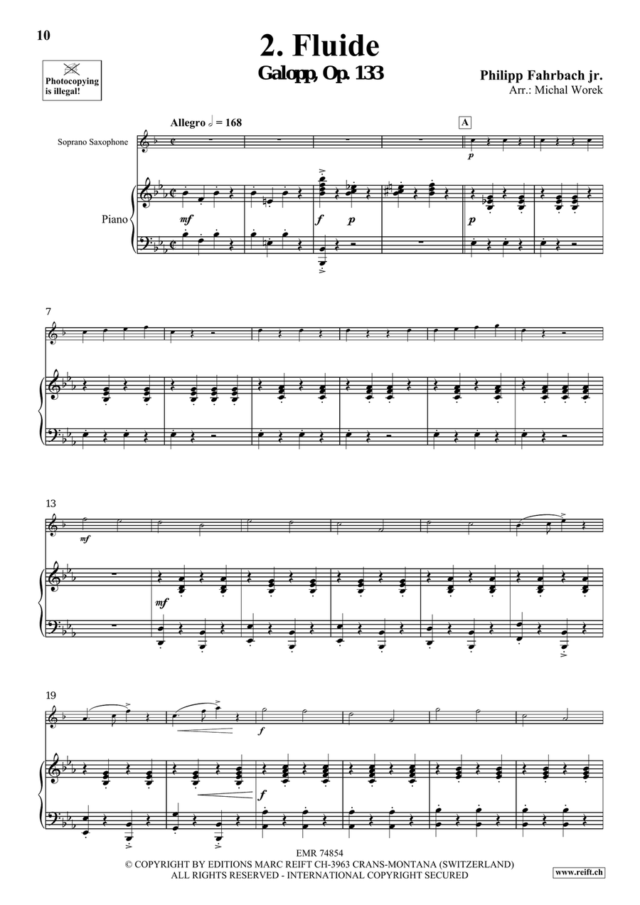 The Charm Of Vienna Volume 3 Soprano Saxophone scores gallery preview page 6