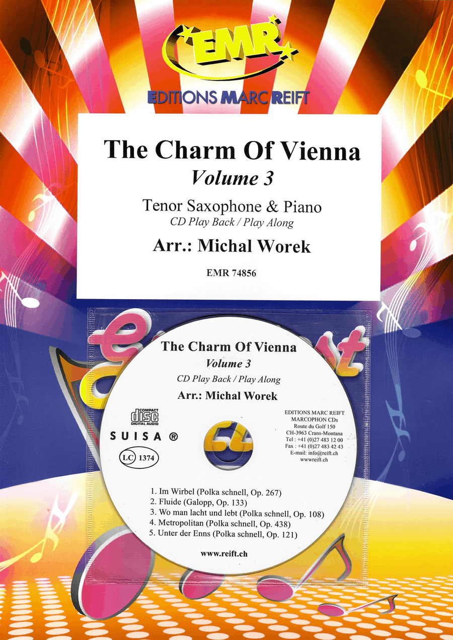 The Charm Of Vienna Volume 3 Tenor Saxophone scores gallery preview page 1