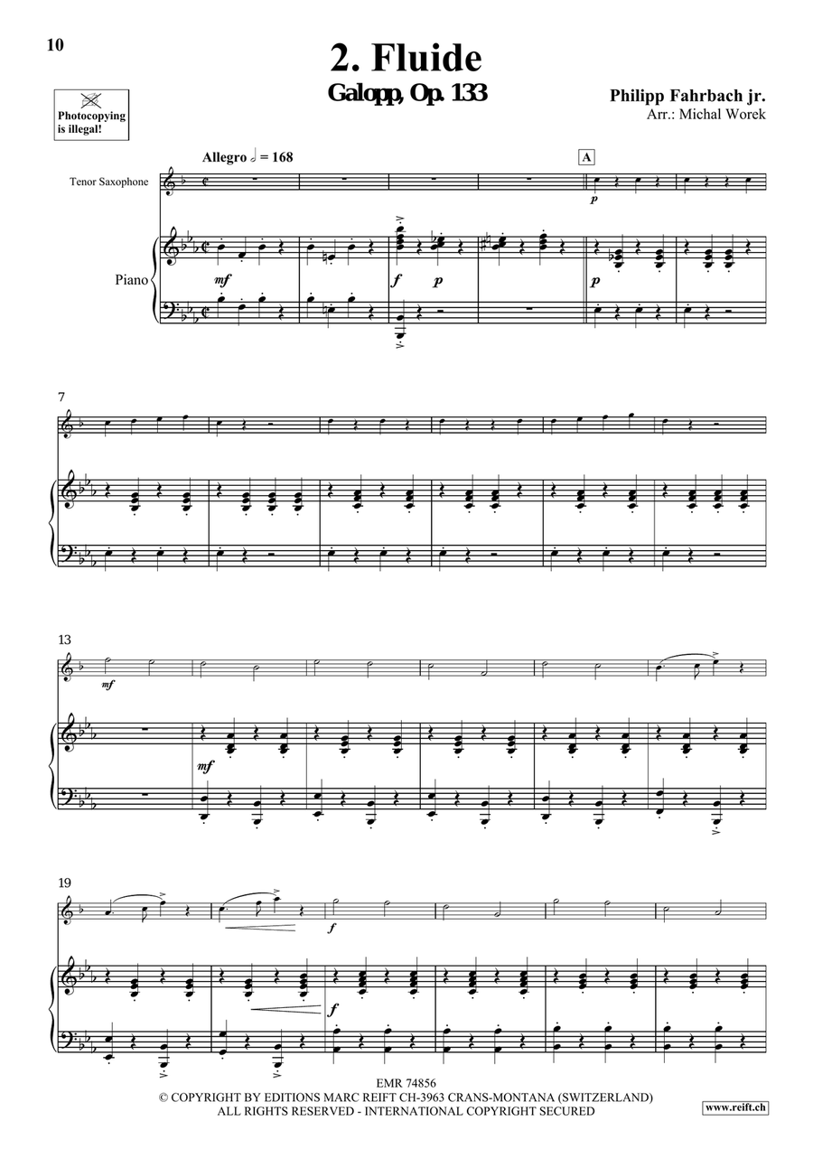 The Charm Of Vienna Volume 3 Tenor Saxophone scores gallery preview page 6