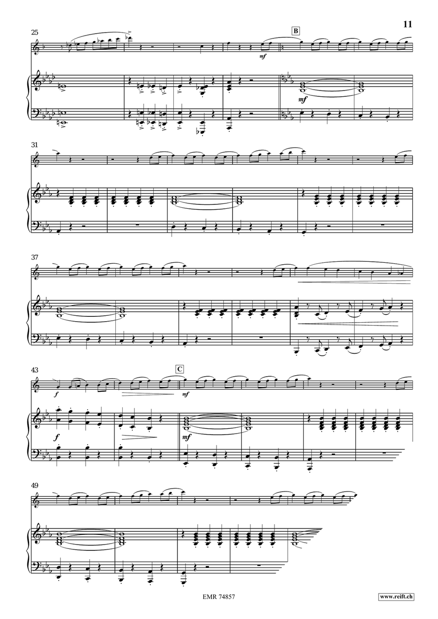 The Charm Of Vienna Volume 3 Baritone Saxophone scores gallery preview page 7