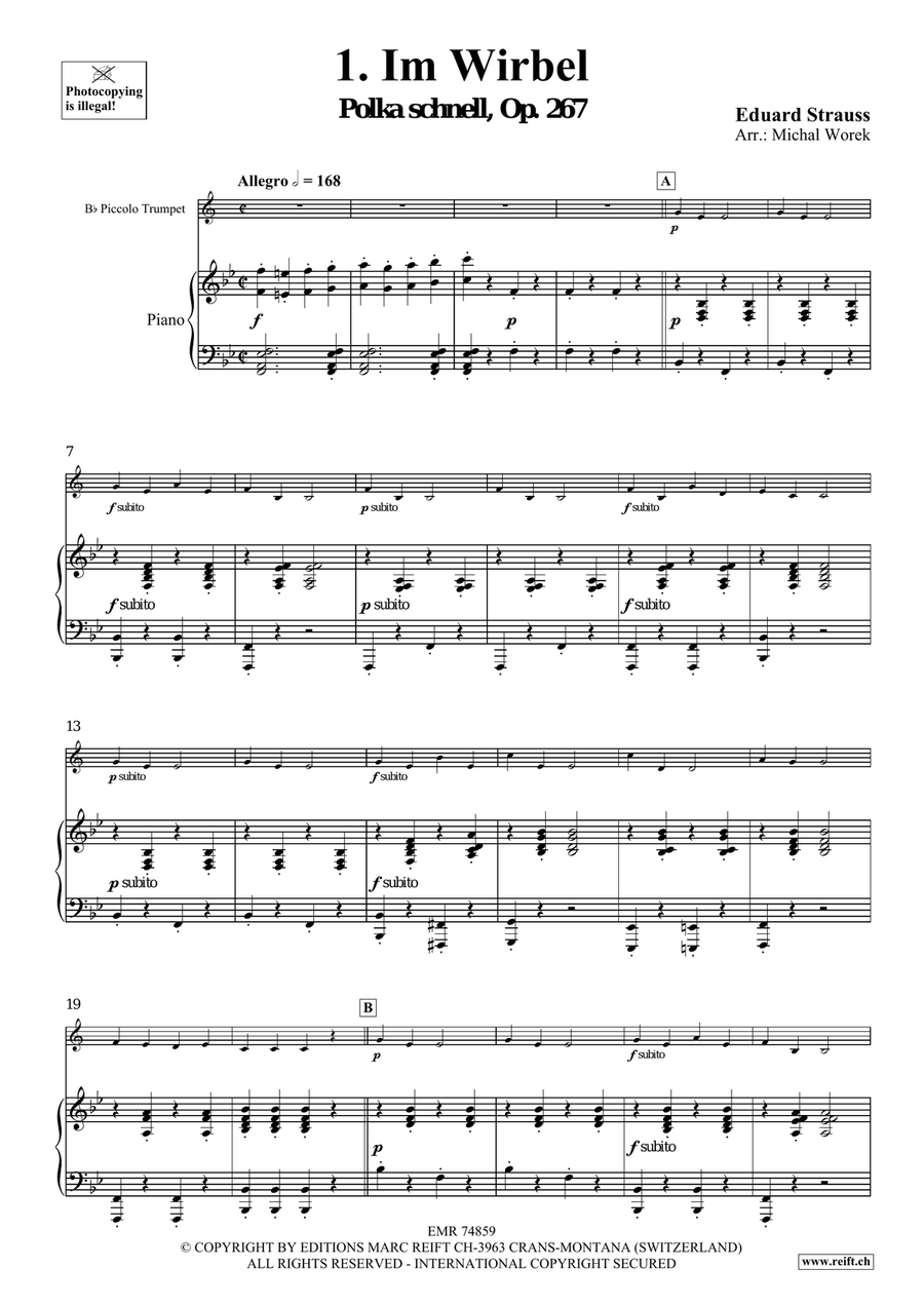 The Charm Of Vienna Volume 3 Piccolo Trumpet scores gallery preview page 4