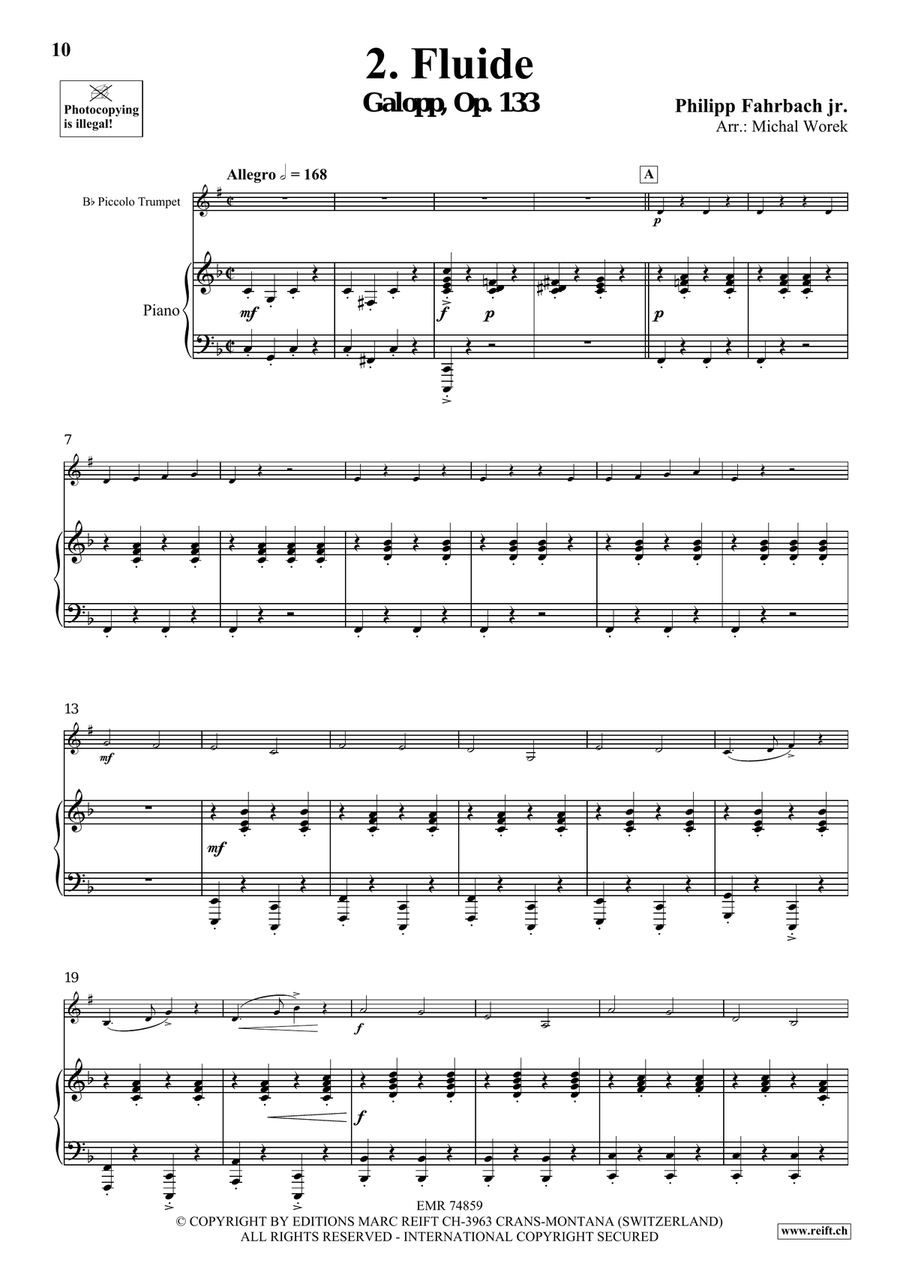 The Charm Of Vienna Volume 3 Piccolo Trumpet scores gallery preview page 6