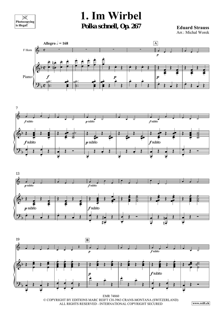 The Charm Of Vienna Volume 3 Horn scores gallery preview page 4