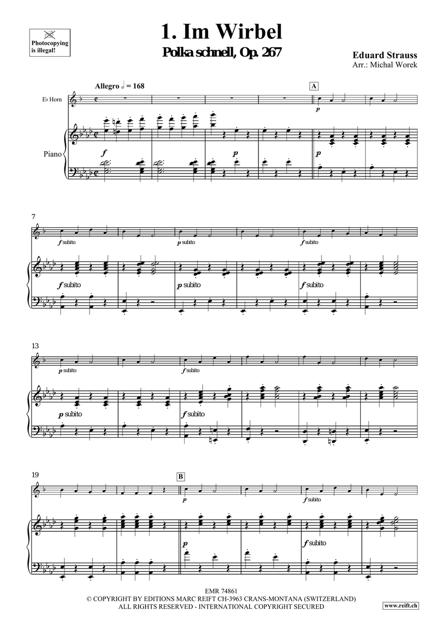 The Charm Of Vienna Volume 3 Horn scores gallery preview page 4