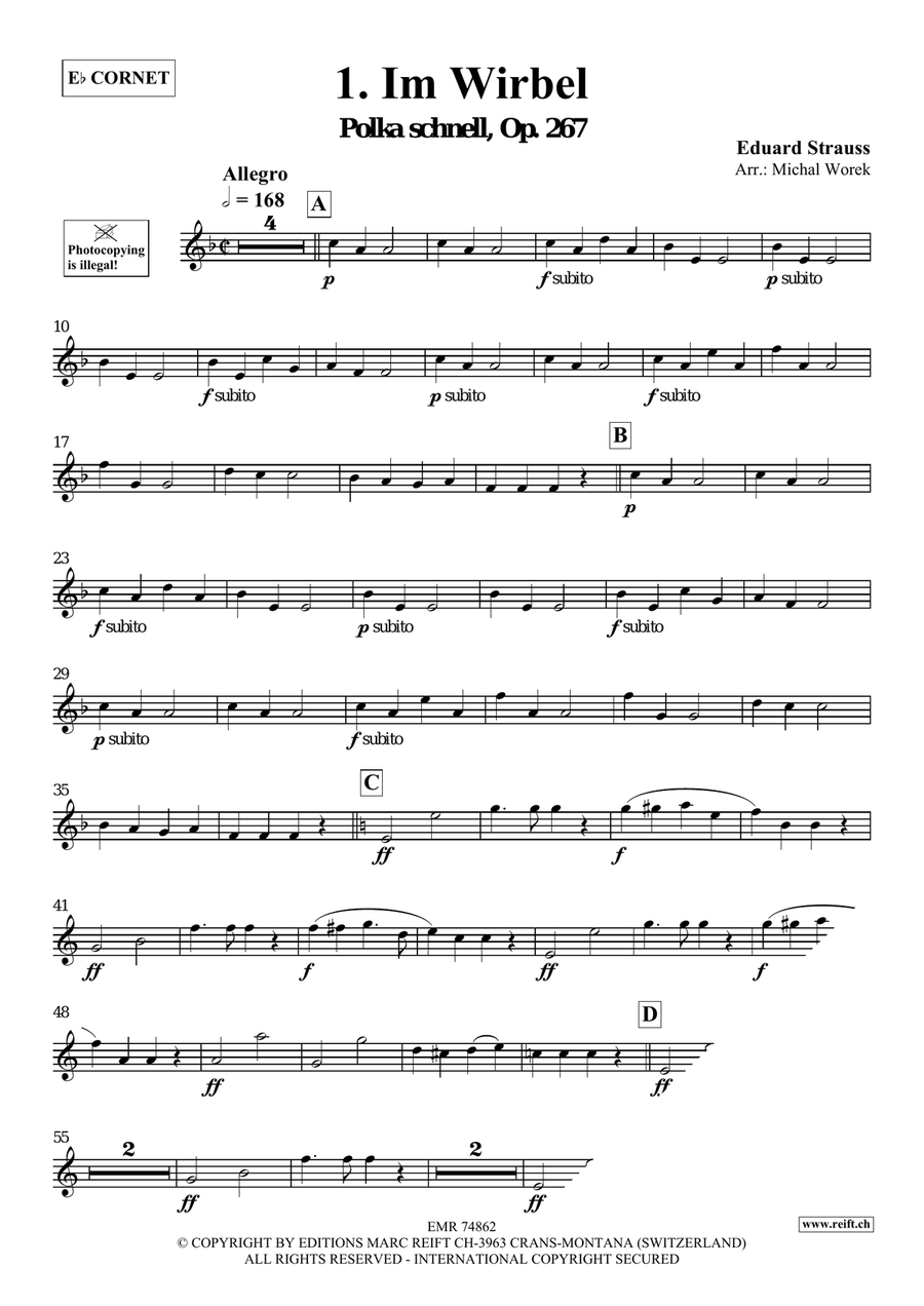 The Charm Of Vienna Volume 3 Cornet scores gallery preview page 3