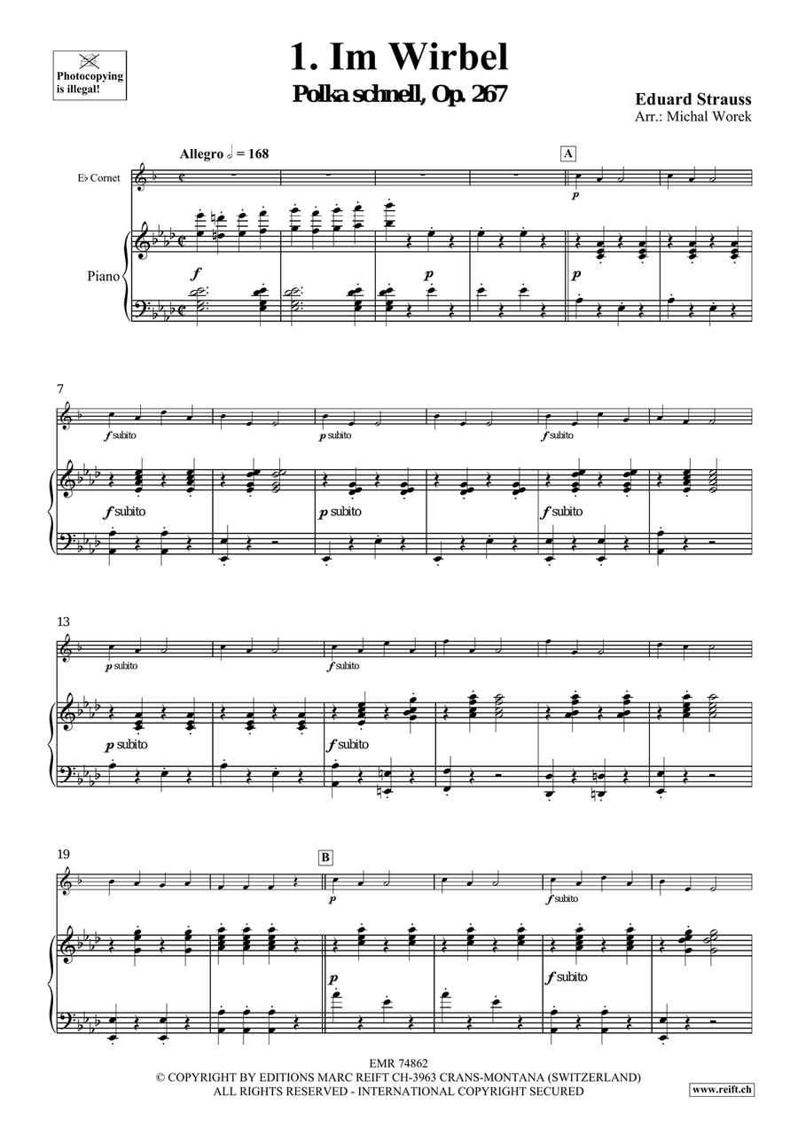 The Charm Of Vienna Volume 3 Cornet scores gallery preview page 4