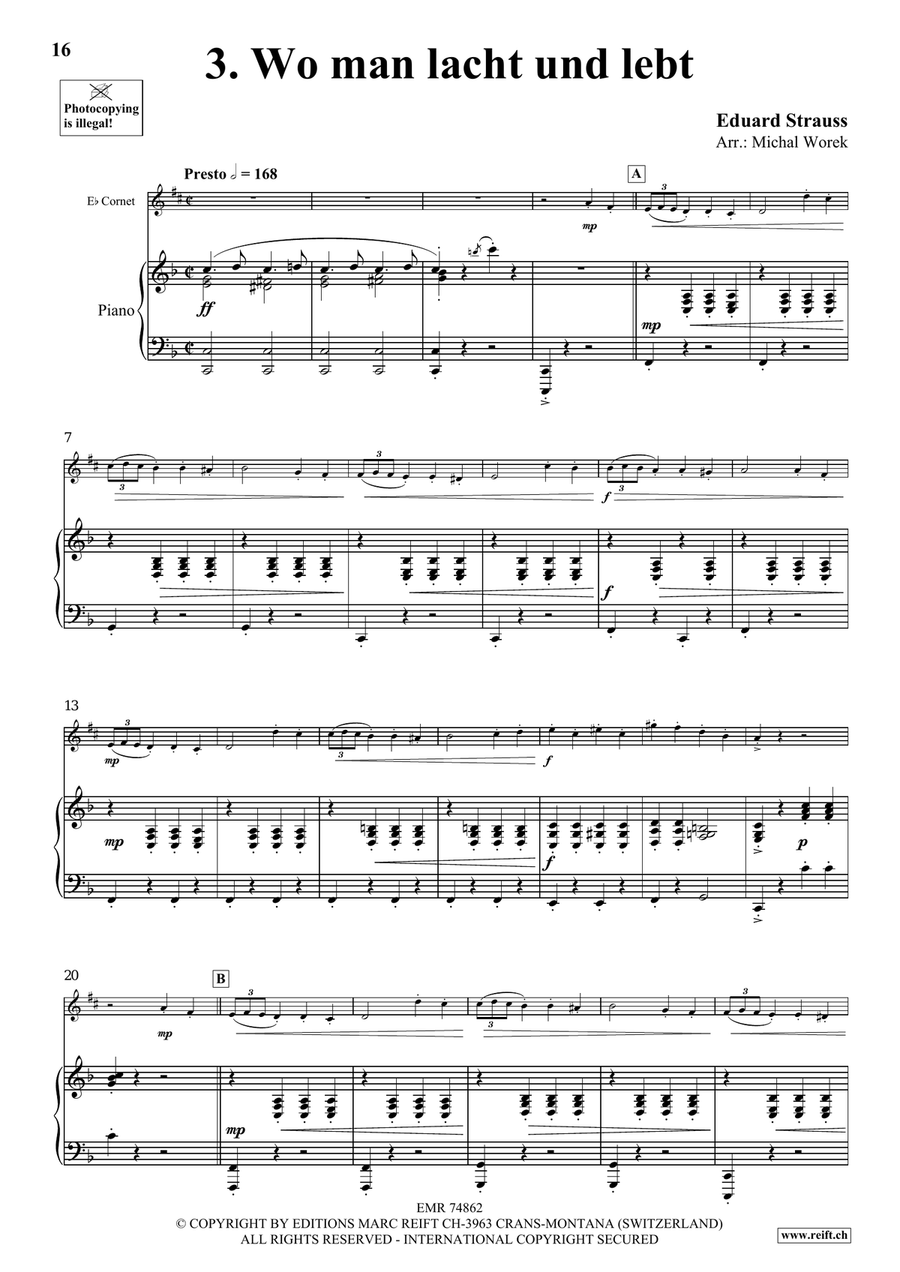 The Charm Of Vienna Volume 3 Cornet scores gallery preview page 8