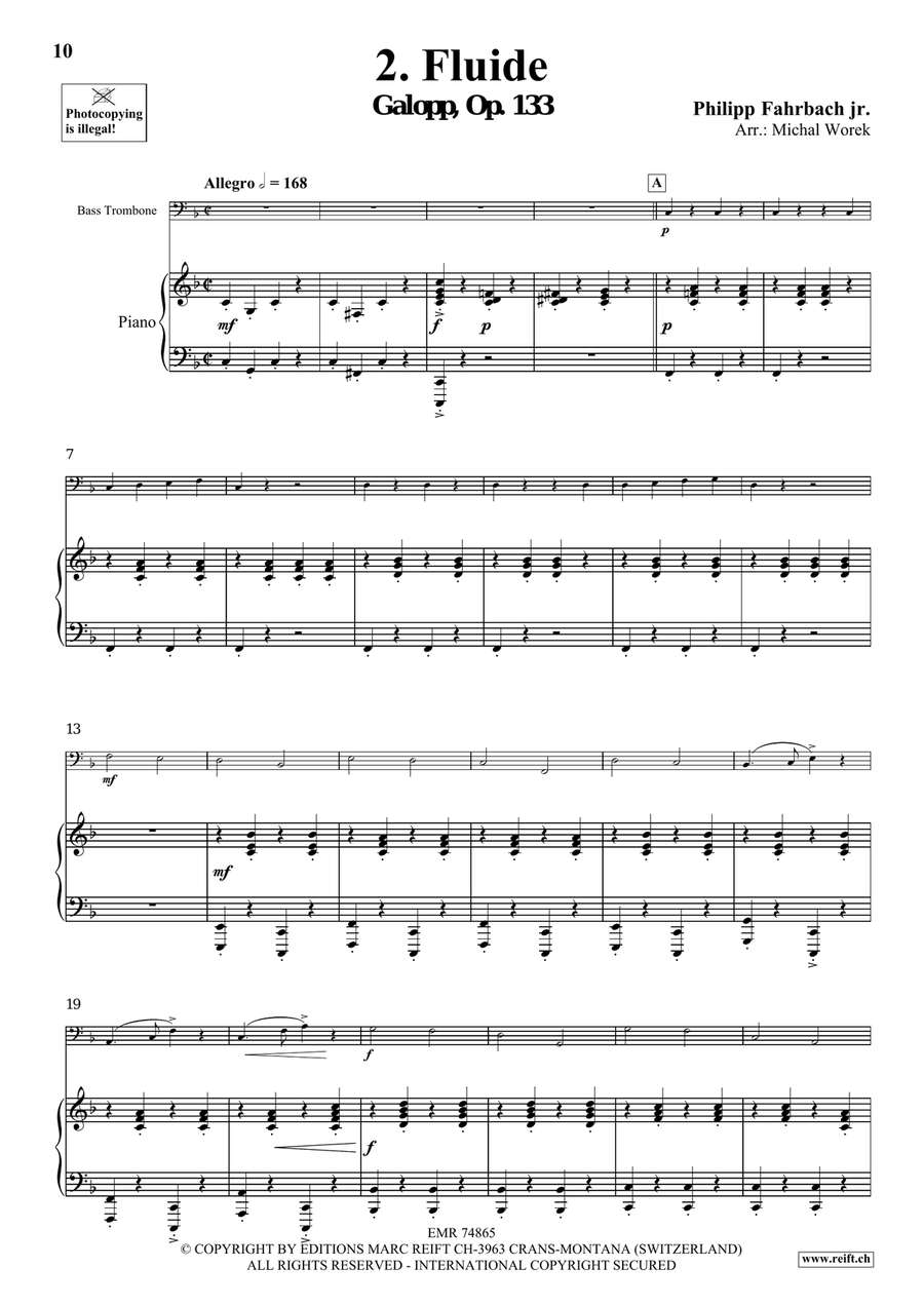 The Charm Of Vienna Volume 3 Trombone scores gallery preview page 6